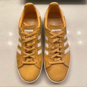 Women’s Yellow Adidas Campus Sneakers - 8.5